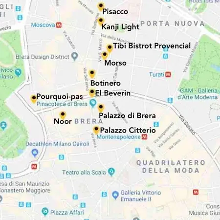 Brera Center Milano-the Art Of Living-metro Apartment *